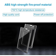 Custodia per HDD/SSD SATA USB 3.0 da 2.5" - Trasparente