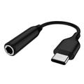 Adattatore audio USB-C / 3.5mm - Supporto audio e chiamate - Nero