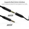 Adattatore audio USB-C / 3.5mm - Supporto audio e chiamate - Nero