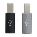 Adattatore da USB-C femmina a USB tipo B maschio per stampante, scanner - Confezione da 2 - Nero e grigio