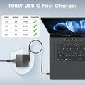 Caricabatterie USB-C per laptop ASUS ROG Flow X13/Z13 - 100W, 20V 5A, spina UE - Nero