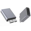 Adattatore da USB-C femmina a USB 3.0 Micro B per disco rigido esterno/SSD