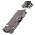 Adattatore da USB-C a HDMI 4K con USB-C PD da 100 W e mini jack per Mac, iPhone, Android