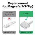 Cavo intrecciato USB-C a Magsafe 2 PD per ricarica rapida - 100W - 1.8m