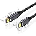 Cavo da USB-C a Mini DisplayPort 1.8m - 4K/60Hz - Nero