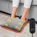 Scaldapiedi elettrico USB con 4 livelli di calore e timer - Grigio