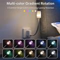 Lampada da notte con proiettore USB Galaxy - 13 dischi a forma di stella, design flessibile a collo d\'oca a 360 - Bianca