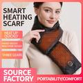 Sciarpa riscaldata USB con 3 livelli di calore - Nera