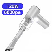 Aspirapolvere per auto senza fili ricaricabile USB 6000Pa - Bianco
