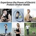 Bottiglia elettrica ricaricabile USB per shakerare le proteine da 650ml - Nero