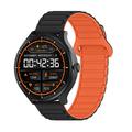 Smartwatch UWIER HR17 Active con due cinturini e torcia a LED - Nero