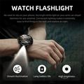 Smartwatch UWIER HR17 Active con due cinturini e torcia a LED - Nero