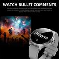Smartwatch UWIER HR17 Active con due cinturini e torcia LED - Argento