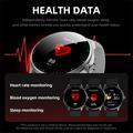 Smartwatch UWIER HR17 Active con due cinturini e torcia LED - Argento