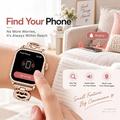 Smartwatch da donna UWIER NovaMini con lunetta in strass - Oro
