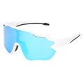 Occhiali da sole sportivi polarizzati UY066 per ciclismo, corsa ed escursionismo - Bianco / Blu