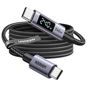 Cavo USB-C Ugreen da 240W con display - 480Mbps - 2m - Grigio