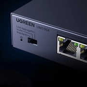 Switch Ethernet Ugreen 35048EU - 5 porte da 2.5GbE, 1 porta SFP+ da 10Gb - Grigio