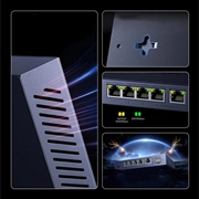 Switch Ethernet Ugreen 35048EU - 5 porte da 2.5GbE, 1 porta SFP+ da 10Gb - Grigio