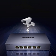 Switch Ethernet PoE a 6 porte Ugreen 35371EU - Grigio