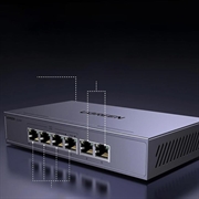 Switch Ethernet PoE a 6 porte Ugreen 35371EU - Grigio