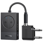 Adattatore audio Bluetooth 5.4 Ugreen BT305 con doppio jack da 3.5mm - Nero
