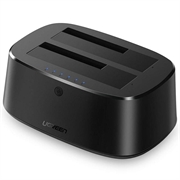 Stazione di docking Ugreen CM198 per HDD/SSD SATA da 2.5"/3.5" - Nero