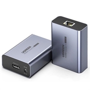 Adattatore video Ugreen CM455 HDMI/RJ45 - 1080P - Grigio