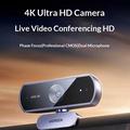 Webcam 4K Ugreen CM831-65381 con doppio microfono - Grigio