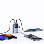 Power bank Ugreen Nexode Pro da 10000mAh con PD/QC - 55W, cavo USB-C - Grigio
