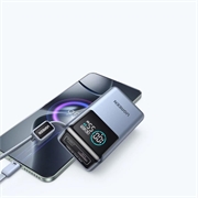 Power bank Ugreen Nexode Pro da 10000mAh con PD/QC - 55W, cavo USB-C - Grigio
