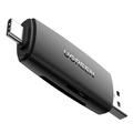 Lettore di schede Ugreen USB-C e USB a SD/MicroSD 5Gbps
