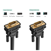Cavo VGA Ugreen VG101 - 10m - 1080p - Nero
