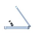 Caricabatterie wireless magnetico 3 in 1 Ugreen W757 MagFlow Qi2 - 25W - Blu