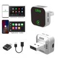 Adattatore wireless 2 in 1 Ultra K15 per CarPlay e Android Auto - Argento
