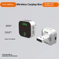 Adattatore wireless 2 in 1 Ultra K15 per CarPlay e Android Auto - Argento