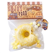 Giocattolo morbido in TPR ultra-morbido - Ciambella al formaggio