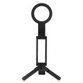 Supporto magnetico ultrasottile per telefono / treppiede pieghevole - Nero