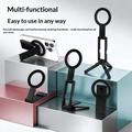 Supporto magnetico ultrasottile per telefono / treppiede pieghevole - Nero
