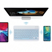 Tastiera Bluetooth ultrasottile e silenziosa per PC, tablet, iPad, telefono e TV - Blu