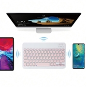 Tastiera Bluetooth ultrasottile e silenziosa per PC, tablet, iPad, telefono e TV - Rosa