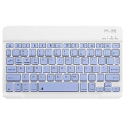 Tastiera Bluetooth ultrasottile e silenziosa per PC, tablet, iPad, telefono e TV - Viola