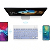 Tastiera Bluetooth ultrasottile e silenziosa per PC, tablet, iPad, telefono e TV - Viola