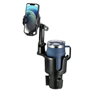 Portacellulare universale 2 in 1 per auto - 4-7" - Nero