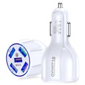 Caricabatteria da Auto Quick Charge 3.0 30W - 2 x USB - Nero