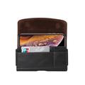 Custodia universale per smartphone da cintura - 16x8.3x1.8cm - Nero