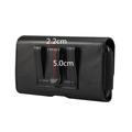 Custodia universale per smartphone da cintura - 16x8.3x1.8cm - Nero