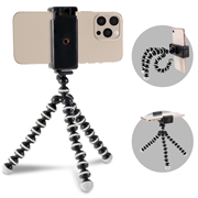 Supporto Universale Flessibile per Treppiede per Smartphone - 60-85 mm - nero