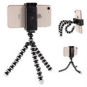 Supporto Universale Flessibile per Treppiede per Smartphone - 60-85 mm - nero