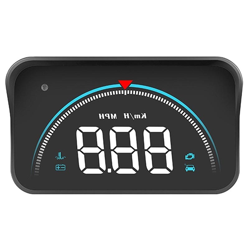 Pdtoweb HUD GPS Head Up Display Tachimetro Contachilometri Auto Digitale  Velocità KMH Universale